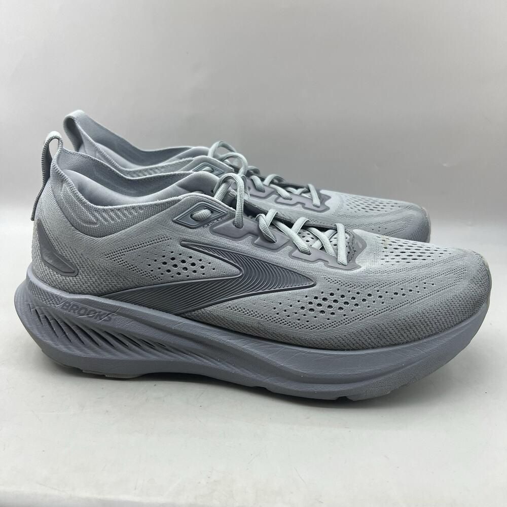 Brooks Glycerin GTS 23 Running Shoes Men Size 12 D Gray Comfort Cushion Sneakers